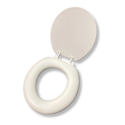 Cush'n Soft White Padded Toilet Seat